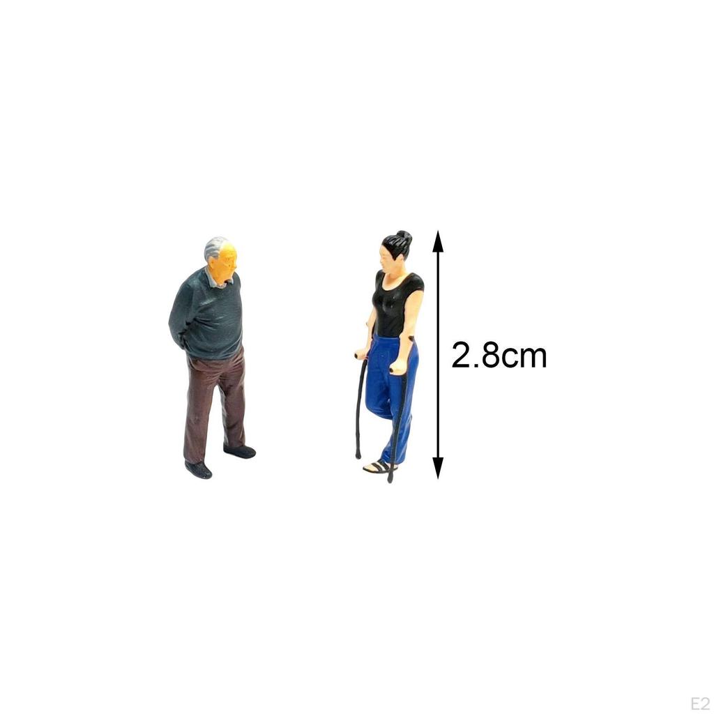 Miniature Model Figures Resin Ornament for 1/64 Mini Ornaments Accessory