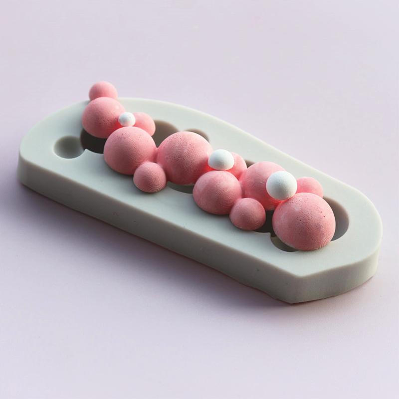 YOMDID 3D Bubble Silicone Mold Cake Tool Semi Circular Sphere Chocolate Dessert Mould Cookie Mold Decoration Kitchen Accessories