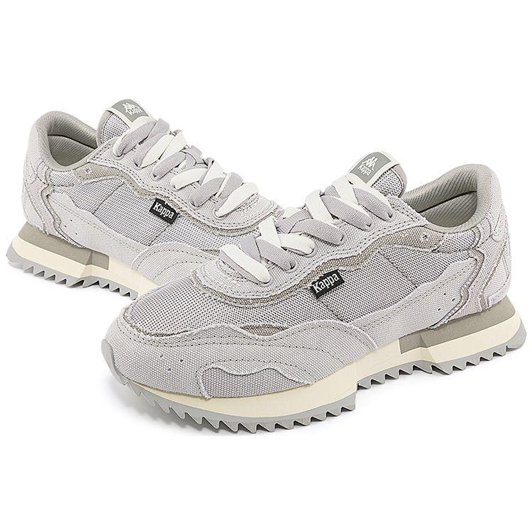 Kappa Fashionable Comfortable Fabric Non-Slip Wear-Resistant Low-Top Running Shoes Unisex sneakers Gray K0DX5MM14-138