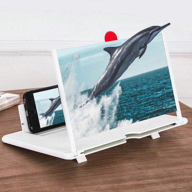Enhanced Mobile Phone Screen Magnifier for Eye Protection - HD Ultra-Clear Display with Blue Light Filter and Adjustable Bracket.