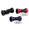 Bike Bottom Bracket Bicycle Bottom Bracket High Strength Aluminum Alloy Threaded BB Crankset Bottom Bracket for Road Bike