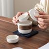 Portable Travel Teaware Sets Kung Fu Tea Maker Kuaike Cup Outdoor Portable Mini Luxury Holiday Gift Tea Set