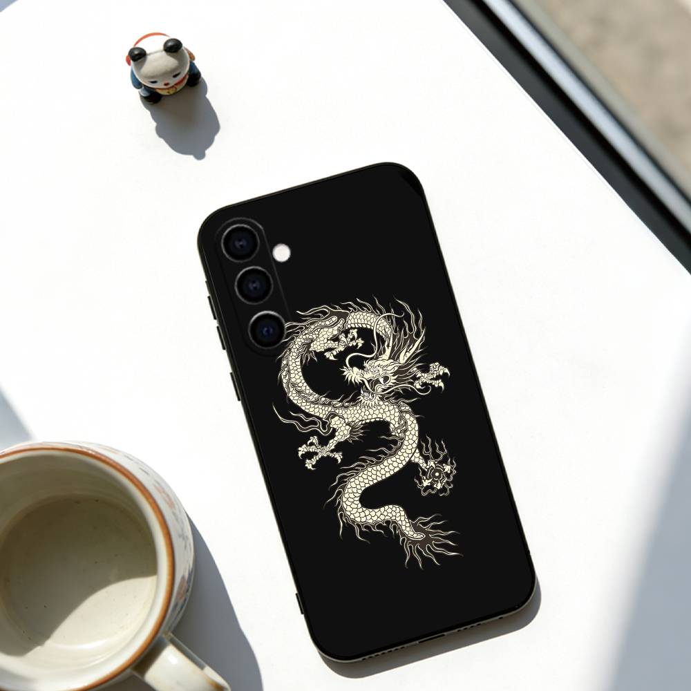 Sacred Dragon Phone Case For Samsung Galaxy A73,A72,A71,A70,A53,A52,A51,Others Soft Black Cover