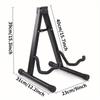 1 Pc Portable Guitar Stand Holder ABS Plastic Retractable Foldable Stand Holder for Bass Guitar Violin Ukulele for Guitarist