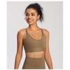 Womens Sports Bra With Front Closure Supportive Compression Workout Top Yoga Running Gym