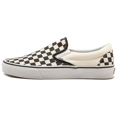 Classic Slip-On Classic Checkerboard Low-Top Skate Shoes Unisex Sneakers Black White VN-0EYEBWW