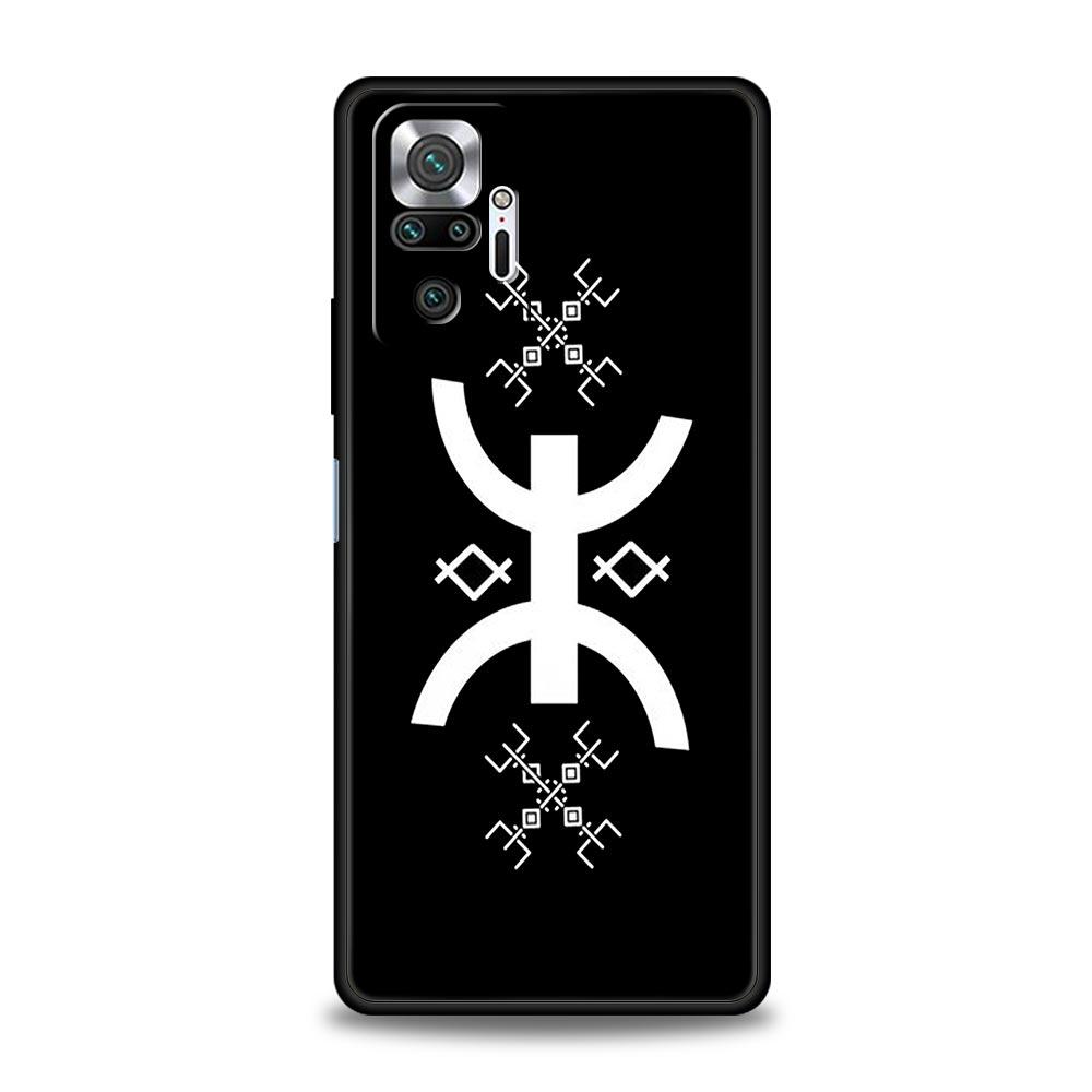 

Amazigh Berber Flag Phone Case For Xiaomi Redmi Note 13 12 5G 11 10 Pro Plus 4G 9S 9 8 7 9T 13C 12C 10C 9C 9A Silicone Cover Redmi Note 8 Pro