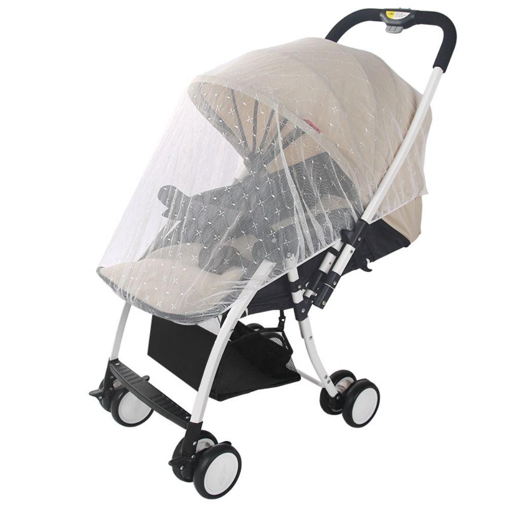 50D Yarn Baby Stroller Mosquito Nets Braced The Pram Tent Infant Mosquito Nets  Stroller