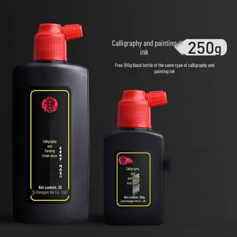 Inchiostro per Calligrafia e Pittura Cinese per Principianti - Flacone Blu da 250g
