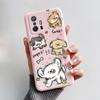Handyhülle Für Xiaom Mi 11T 11 T Pro Funda Niedliche Katze Cartoon Hund Fuchs Hülle Xiaomi 11T Mi11T Pro Matte Weiche TPU Rückseite Bumper