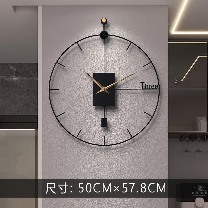 

Modern Design Mute Wall Clock Swingable Metal Wall Clocks Living Room Vintage Pendulum Clock Large Brief Wall Home Decor Gift (WHITE,50X57.8CM) белый