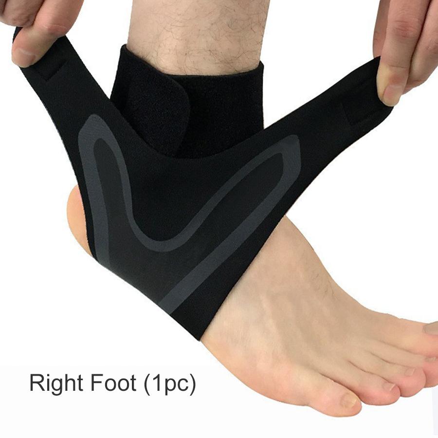 

Wrels Sports Ankle Brace Support Adjustable Compression Sleeve Elastic Foot Breathable Anti-Sprain Support Heel Protective Strap XL