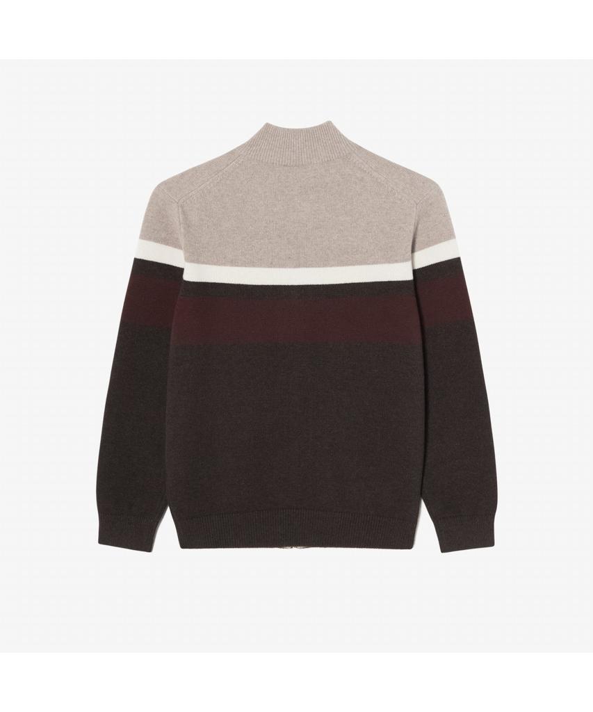Lacoste Men'S High-Neck Colorblock Cardigan Ah701E-54N Shi