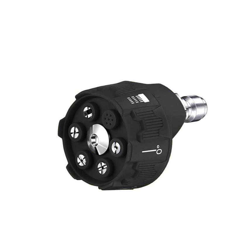 Rechargeable Portable High-Pressure Car Wash Gun with Replaceable Nozzle - Multi-Functional Washer