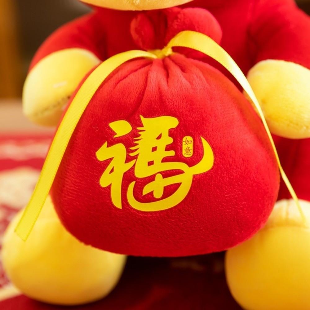 Year of Horse 2026 Zodiac Pony Figurine Cute Stuffed Animal Toys Plush Horse Doll  School Dorm
