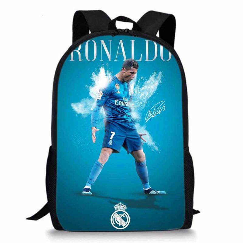 Cristiano Ronaldo Basketball Sports Backpack With Waterproof Polyester For Middle School Students