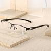 Anti Blue Light Multi Focus Metal Frame Reading Glasses Far Near Dual Use TR Ultra Light Presbyopia Glasses