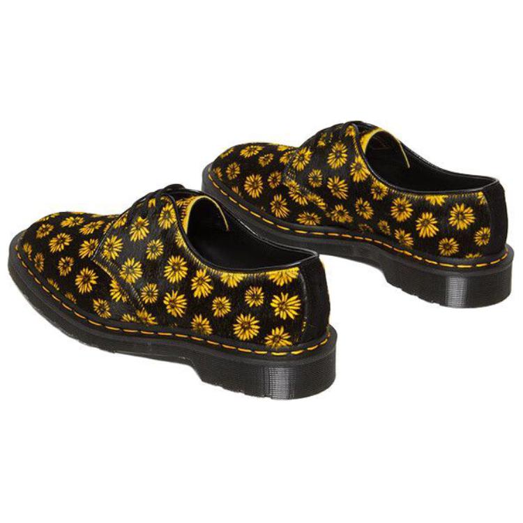 Dr. Martens Lace-Up Round Toe Low-Top Casual Shoes Unisex Sneakers Black 31497946