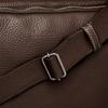 Marco Platform Shoulder Bag, Water-Repellent Italian Leather, 2-Way, Men's, Chocolate