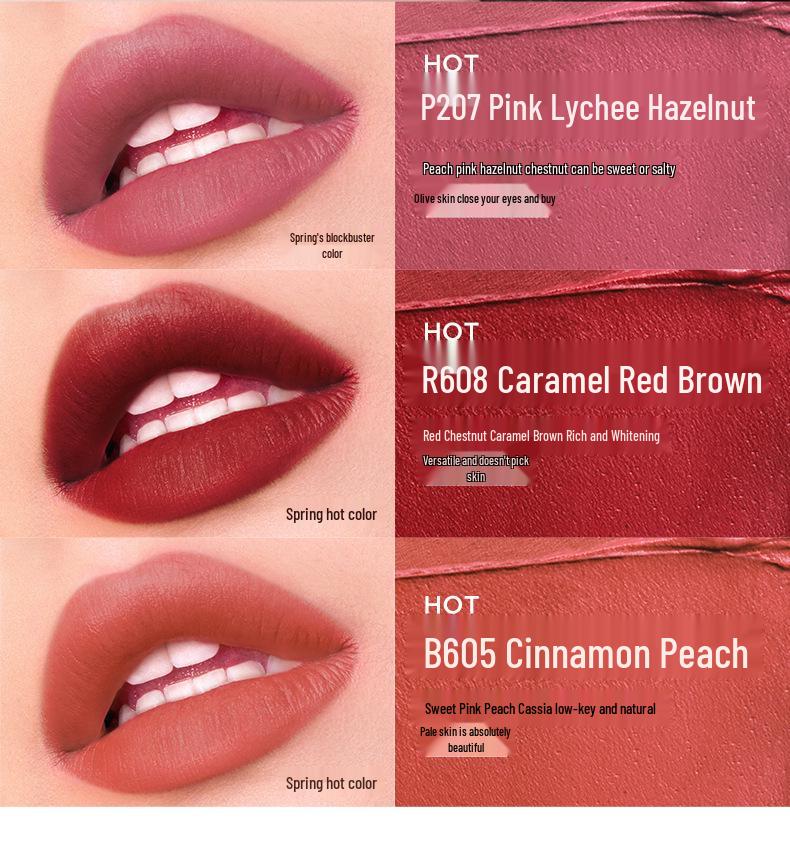 Colorkey Lip Gloss - Women's Matte Nude Series & Mirror Water Light Lipstick