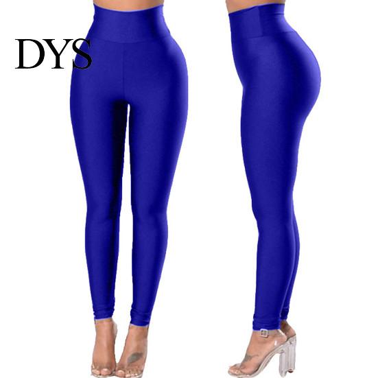 Running Pants Women Yoga Solid Color Hip Lift Skinny High Stretch Trousers Spring Gym Autumn Slim Fit Seamless Fitness Ankle Length Leggings