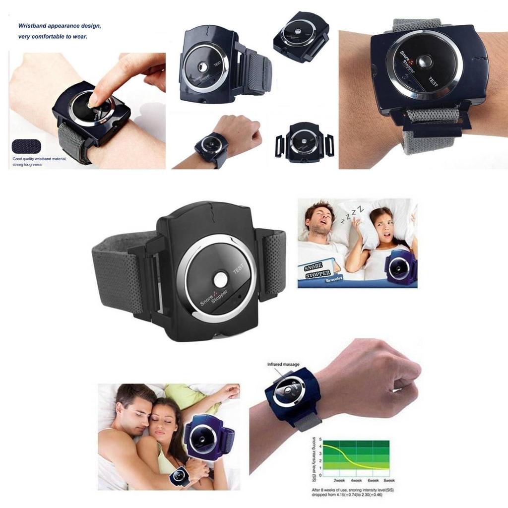 Product Snoring Stopper Wristband Electronic Anti Snoring Device With Infrared For Sleep Improvement
