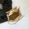Bucket Bag PU Bow Shoulder Bag Korean Style Fashion Underarm Bag Temperament INS Tote Bag  Girls