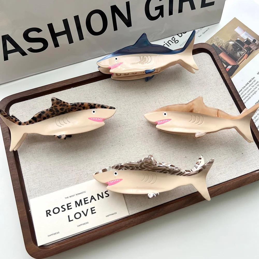 Ocean Animal Series Hair Claw Sea Turtle Tropical Fish Acetate Creative Hair Claw Clips Hair Accessories for Women Girls