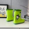 Toddler Kids Rain Boots Waterproof Rubber Rain Shoes