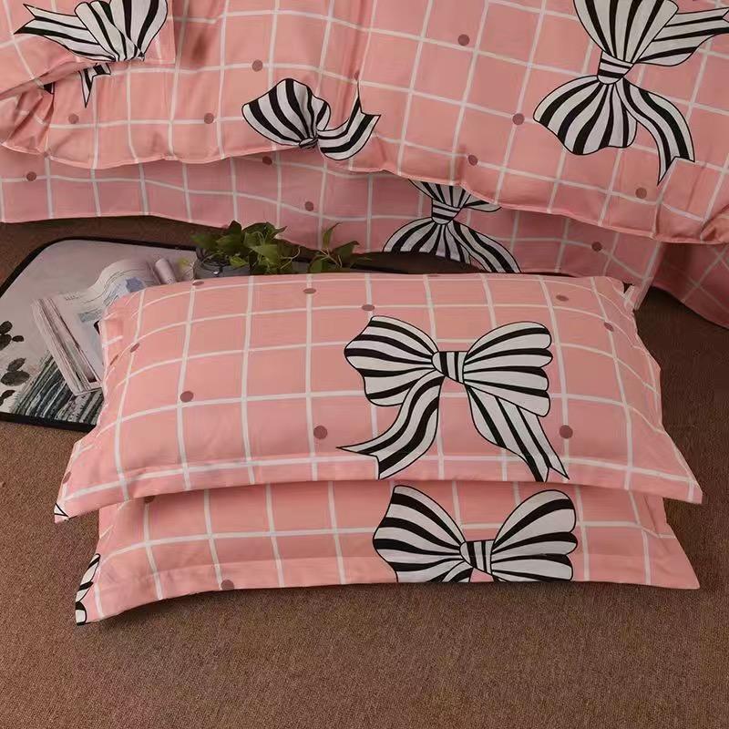 Taies d'oreiller brossées respectueuses de la peau, une paire de grandes taies d'oreiller simples et doubles, haute densité