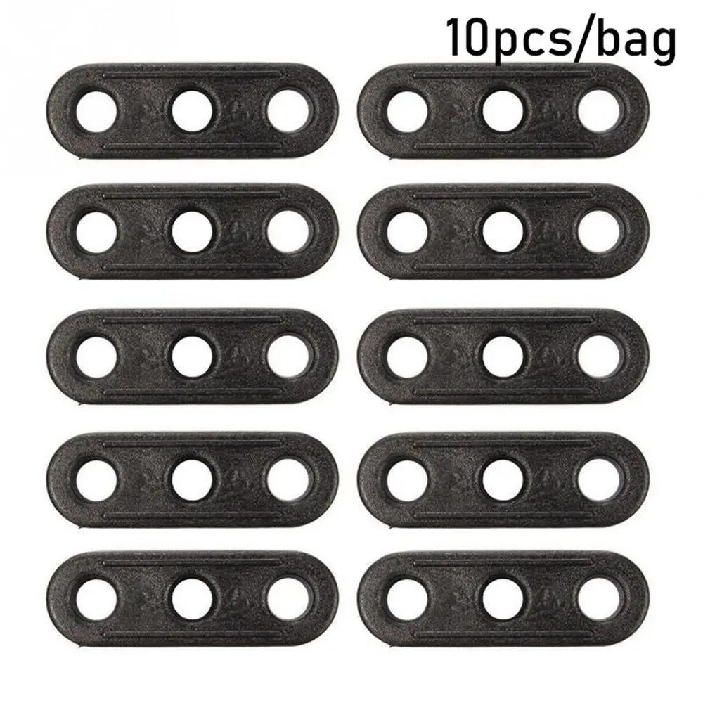 Plastic 3-Hole Camping Tent Rope Fastener Tensioner Lock Tightening Hook Wind Rope Buckle - Essential Accessory for Secure Tents