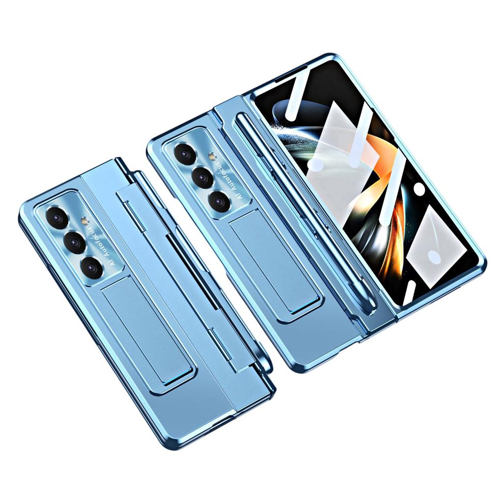 For Samsung Galaxy Z Fold7 5G Case Hinge Protection Hard PC Phone Cover with Screen Film/Stylus
