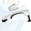 APPERFiT Exterior Door Handle W/End Cap Cover For Rear Door Right Passenger Side Chrome Compatible With Kia Sorento 2016 2017 2018   Replaces