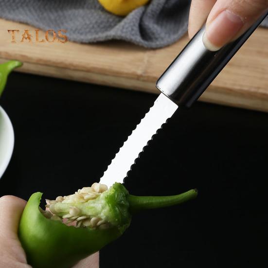 2Pcs Chilli Pepper Core Remover Stainless Steel Sharp Blade Easy Twist Remove Seeds Food Grade Material Kitchen Tool