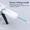20pcs Mixing Nozzle Static Mixer Adhesive Mixing Tube Syringe For AB Glue Gun Two Component Liquid Mixer