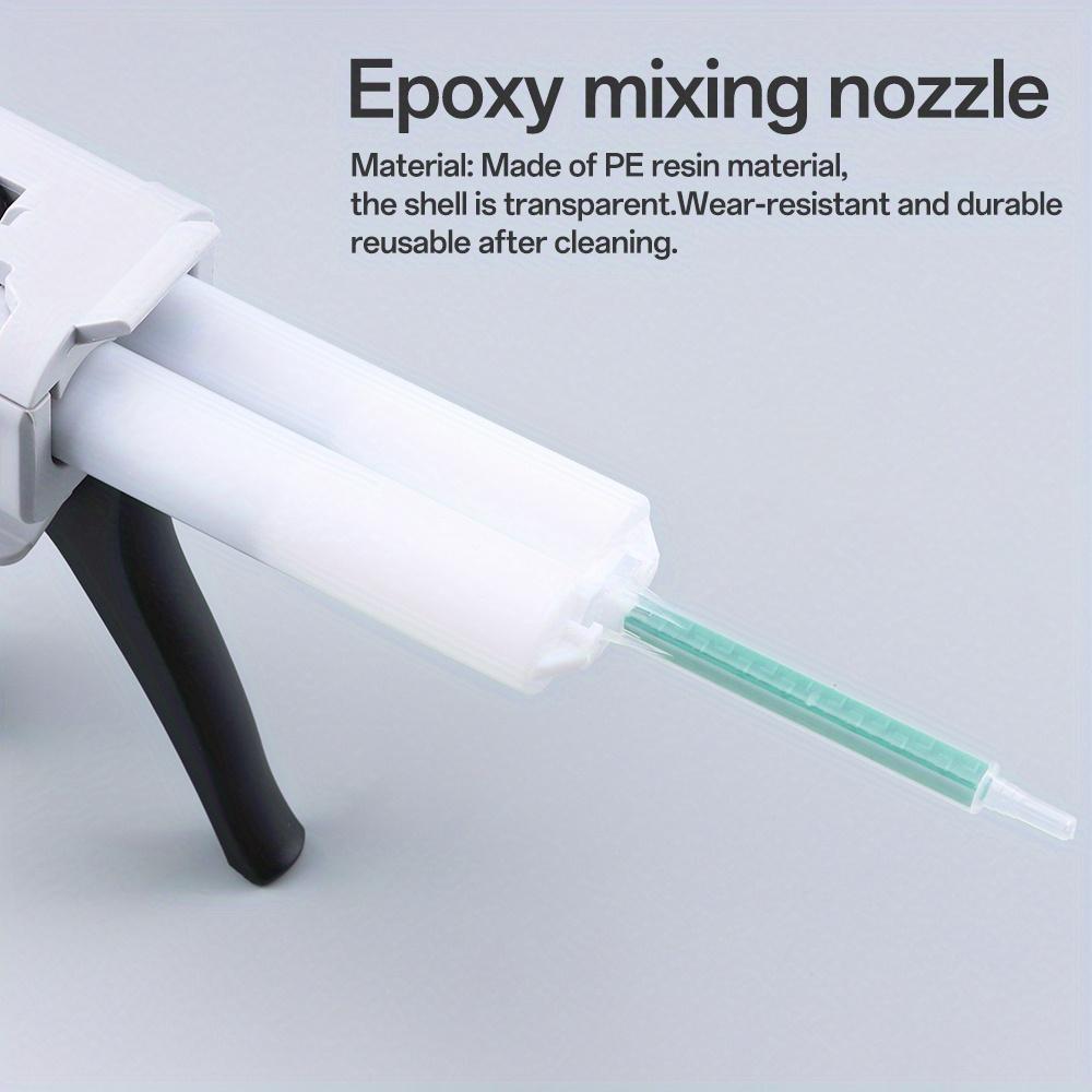 20pcs Mixing Nozzle Static Mixer Adhesive Mixing Tube Syringe For AB Glue Gun Two Component Liquid Mixer