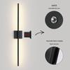 Lux Rechargeable LED Wall Lamp for Living Room & Bedroom – Sleek Linear Design, No Wiring Needed