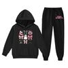 Kids Halloween Hoodie Set Long Sleeve Pullover Sweatshirt with Hood and Matching Pants Soft Comfortable Outfit for Children