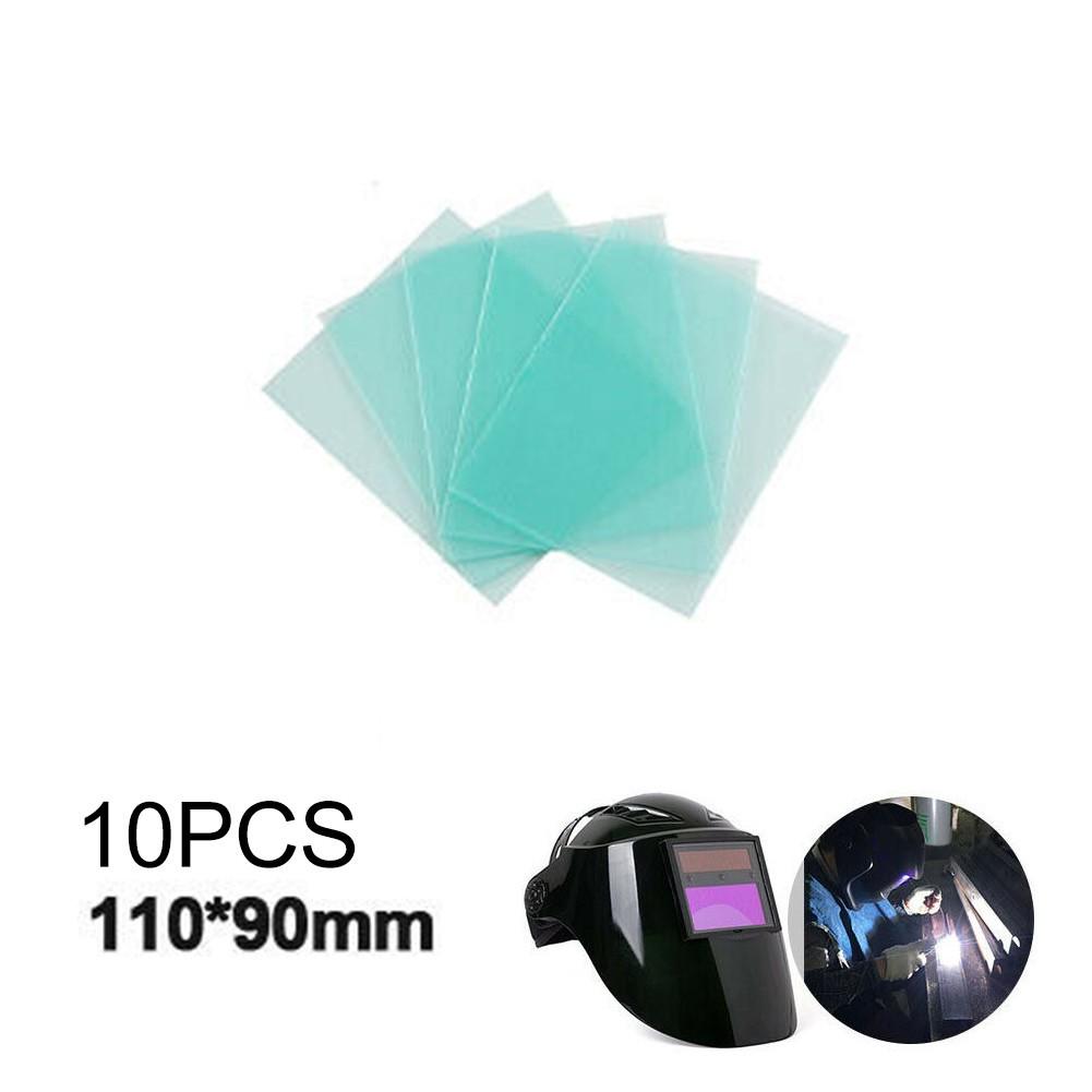 UK 10 Packs Clear PC Welding Protective Cover Lens Plate For Welding Helmet Mask