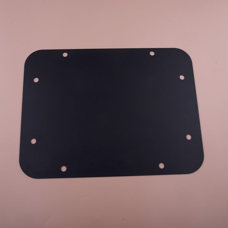 Tailgate Plug Vent-Plate Spare Tire Cover Carrier Filler Delete Black Iron fit for Jeep Wrangler JK JKU 2017-2010 2009 2008 2007
