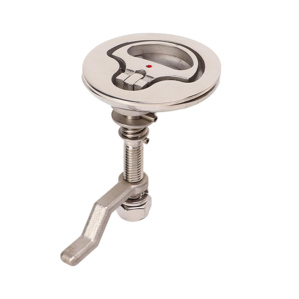 1pc Boat Cam Latch 316 Stainless Steel Polished Adjustable Hatch Latch With Back Plate for Marine Ship