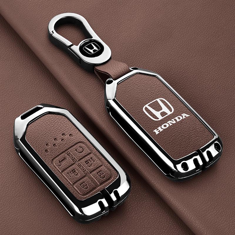 New 6 Buttons Car Key Case Cover Shell Remote Holder For Honda Odyssey Remote Ey Smart Keyless Tpu Car Key Case Cover Case