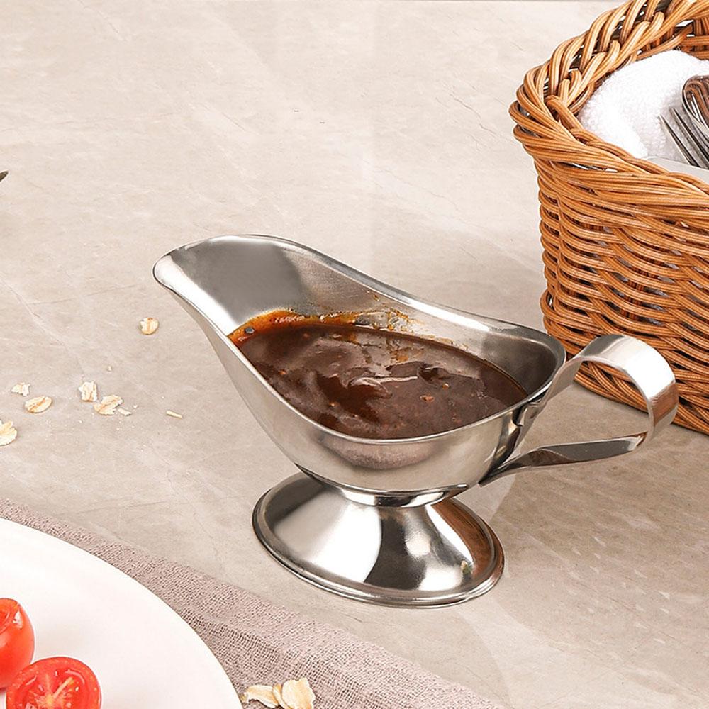 Table de Cuisine Poivre Noir Épice Sel Assaisonnement Tasse Assiette à Sauce Ketchup Récipient Sauce Saucière