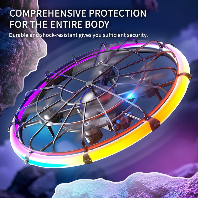 2025 Neue M18 Drohne UFO Mini-Drohne Schwebesensorik, UFO-Rotation, Indoor/Outdoor Doppeltnutzung Sommer-Spielzeug - Das Beste Geschenk für Kinder