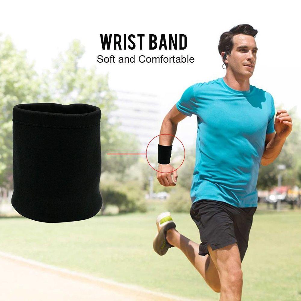 Running Fleece Sport Brace Hand Guards Zipper Wristband Wrist Protector Sweatband Wrist Wallet