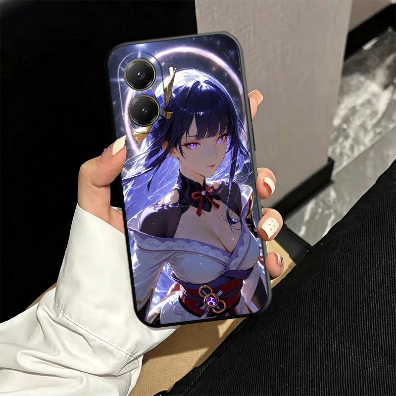 Genshin Impact Raiden Shogun Soft Phone Case for Xiaomi Poco X5 X6 X7 X8 Pro Max X3 F7 F8 Ultra M8 M7 M6 M5 Redmi 15 15C 14C 13C