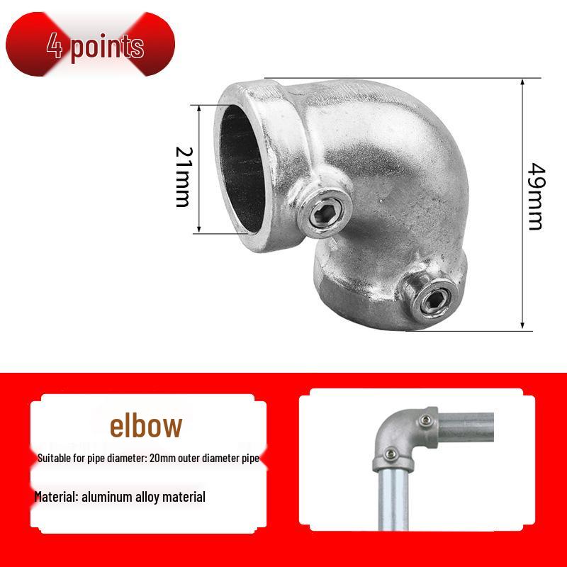 20/25/32mm Stahlrohrverbinder: Verzinkter 6-Punkt Rundbogen-Verbindungsbefestiger