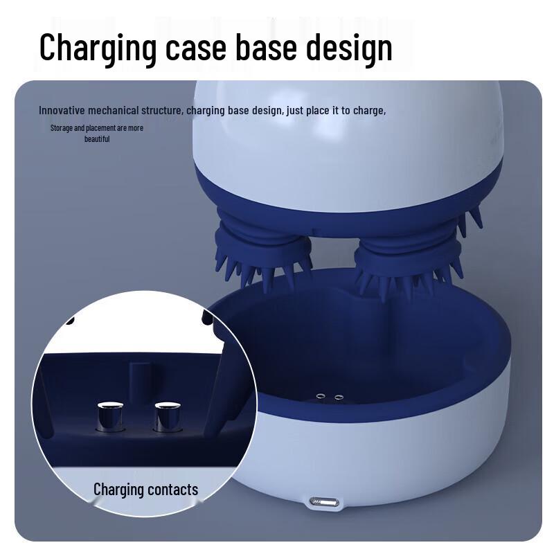 HEZHENG Wireless Octopus Head Scalp Massager CN Plug (adapter Included)