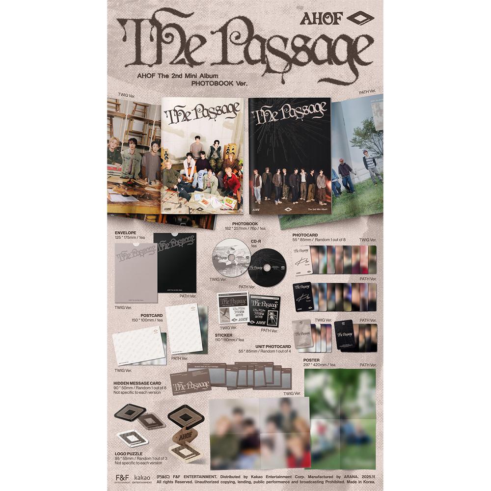 [Pre-order] AHOF - The Passage (PHOTOBOOK Ver.)