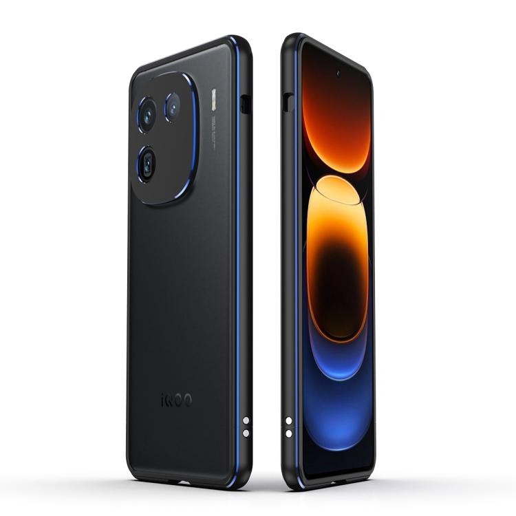 2024 for VIVO IQOO 12 Pro Case, Aurora Series Lens Protector Metal Frame Shockproof Protective Case Mobile Phone Case